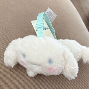 Plush Cinnamoroll Earmuffs with Mint Band